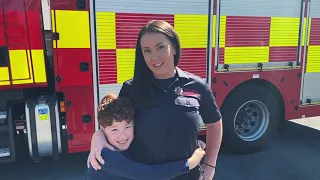 Apparently, as I’m a parent this isn’t the job for me - Firefighter Nicola Roe