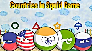 Countries In Squid Game😂[Funny And Mysterious]🤫🤫[Episode:-3] #countryballs #worldprovinces
