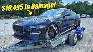 I Bought A Sketchy Damaged Mustang With 20K In damage can we fix it for cheaper?