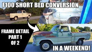F100 Long Bed to Short Bed Weekend DIY