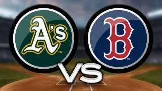 4/23/13: A's overwhelm Red Sox with downpour of runs