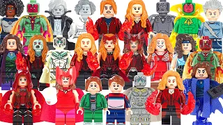 All Scarlet Witch | WandaVision | Wanda Maximoff | Vision | Unofficial Lego Minifigures