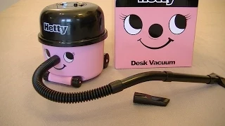 Numatic Hetty Desk Vacuum Cleaner by Paladone Review & Demonstration