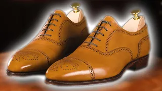 Carmina Shoe Review - Chestnut SEMI-BROGUE Oxfords 👞 | Kirby Allison