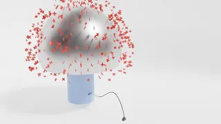 Van De Graff Generator principle ,working Explained in 3D animation