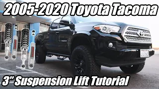 Toyota Tacoma 2005-2020  3" Suspension Lift by Rough County (Tutorial How to video)