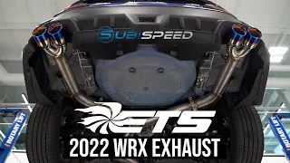 ETS Cat Back Exhaust 2022 WRX (w/sound clips)