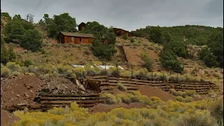 Secret abandoned ghost town hidden in the mountains