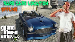 Rare Cars Location Gta 5 Story Mode / Gta 5 Secret Vehicles location Offline