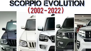 Mahindra Scorpio evolution from ( 2002 - 2022 ) | 20 years of Scorpio