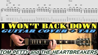 TOM PETTY I Won't Back Down GUITAR COVER TABS | Lesson Tutorial | Chords & Slide Solo
