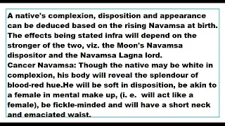 pisces ascendant rising in cancer Navamsa