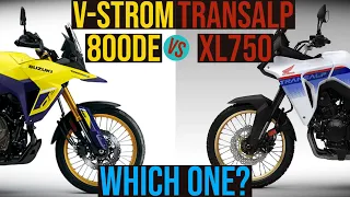 NEW Honda Transalp XL750 vs NEW Suzuki V-Strom 800DE | Which One Should You Buy?