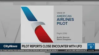 Pilot reports close call with UFO