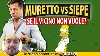 Si può SOSTITUIRE una SIEPE con un MURETTO? | Avv. Angelo Greco