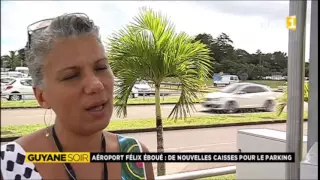 Nouvelles bornes Aéroport Félix Eboué