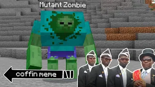 Funny Coffin Dance meme in Minecraft part 1 (Mutant Zombie)