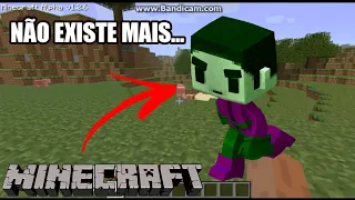 COISAS QUE FORAM REMOVIDAS DO MINECRAFT