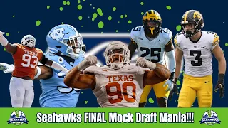 MOCKING MANIA!!  SEAHAWKS fan-submitted mock drafts (plus MY FINAL predraft mock!)