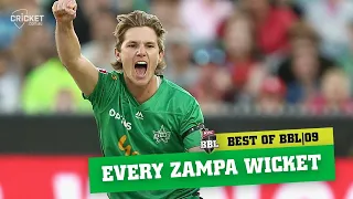 'Beautifully bowled!' Every one of Adam Zampa's wickets | KFC BBL|09