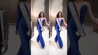 Miss El Salvador 🇸🇻 en su llegada a Miss Universe 🔥👑