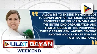 VP Sara Duterte, nagpasalamat sa pagbuo ng Vice Presidential Security and Protection Group