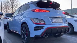 2022 Hyundai Kona N - Start Up, Exhaust Sound, Loud Revs, Accelerations & Driving POV(HD)!