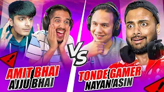 Amit Bhai Ajjubhai Vs Tonde Nayan ? Prank Gone Wrong On Funny Youtuber 😱 - Garena Free Fire Max