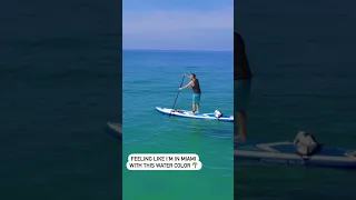 Paddle boarding in the ocean #outdoormaster #shorts #paddleboard #paddleboarding #ocean