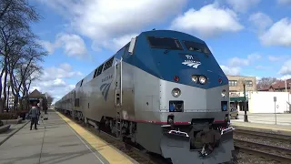 Railfanning on the BNSF racetrack in La Grange, IL, Featuring Hornshows and Metra doubleheaders!