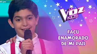 Facu | Enamorado de mi país | Semifinal | Temporada 2022 | La Voz Kids