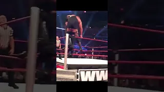 WWE Ring Breaks Up close