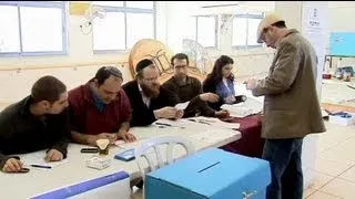 Jour de vote dans les colonies de Cisjordanie