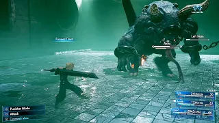 Final Fantasy 7 Remake: Cloud, Tifa, Aerith combat gameplay