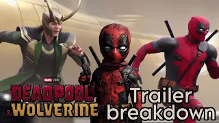 Deadpool and Wolverine movie trailer breakdown | Hidden details explanation | Endgame portal