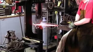 Forging a Pattern-Welded Double-Edged Viking-age Sword