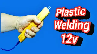 How to make a 12 volt plastic welding iron