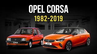 Evolution Of Opel Corsa (from 1982 to 2019)