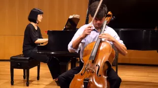 Derek Louie, cello.  Elgar Cello Concerto in E minor, Op. 85, Movements 1 and 2.