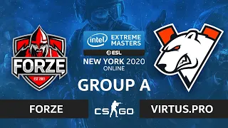 CS:GO - Virtus.pro vs. forZe [Dust2] Map 2 - IEM New York 2020 - Group A - CIS