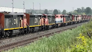 CN 394 Halton Sub - Funeral Train - 20 Units - Dash 8s - 7/26/23