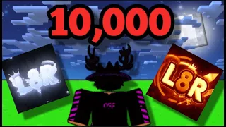 🔥😱 SO I GOT 10,000 WINS + JOINED L8R CLAN IN ROBLOX BEDWARS😱🔥