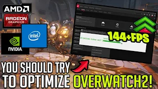 Overwatch 2 : How To Boost FPS,Fix FPS DROPS  &  Reduce Lag  on Any PC   Overwatch FPS Boost Guide