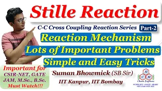 Stille Coupling Reaction|| Stille Coupling Reaction Mechanism|| With Problems|| CSIR-NET GATE||IITan