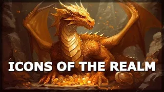 D&D Icons Of The Realm Adult Gold Dragon