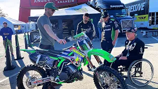 Mitch Payton's Thoughts on the 1999 KX250 Splitfire Build at Anaheim Supercross