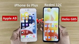 iPhone 6s Plus VS Redmi 12C ลองเทียบ! สปีกเทส Speedtest cpu Ram ปี2023