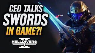 Helldivers 2 Update! CEO Talks About SWORDS In Game! And Over 5 Million Copies Sold!