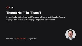 There’s No “I” in “Team"!: Online CLE Course | Quimbee CLE