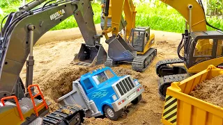 Dump Truck Rescue Excavator Toys Car Assembly Activity
